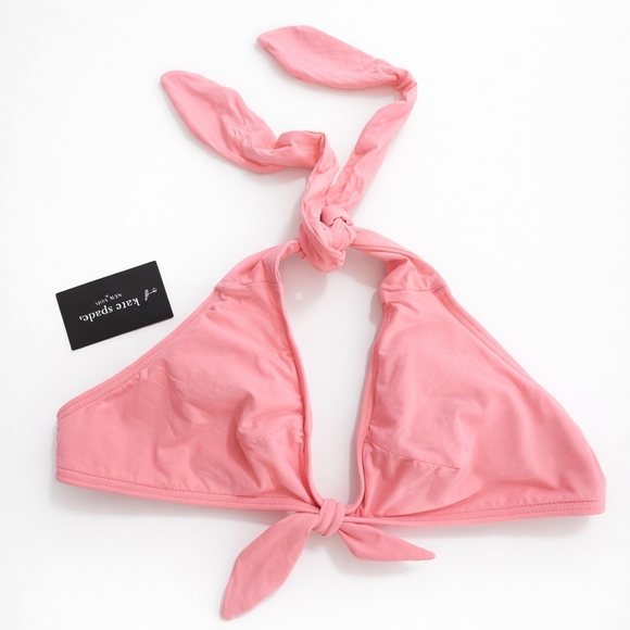 Kate Spade ♥︎ New York | Bubblegum Pink Halter | Assorted Solids Bikini Set | XS - Picture 2 of 8
